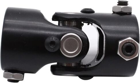 1 PC SHLPDFM Black Steel Universal Joint 1" DD X 1" DD Steering Column U-Joint Coupler Fits for Grinding Machines Automotive Parts Levelers in Saudi Arabia