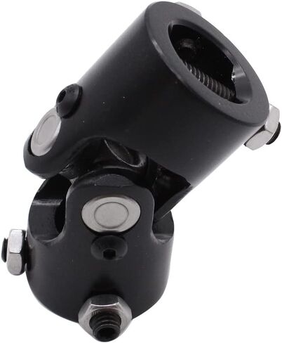1 PC SHLPDFM Black Steel Universal Joint 1" DD X 1" DD Steering Column U-Joint Coupler Fits for Grinding Machines Automotive Parts Levelers in Saudi Arabia