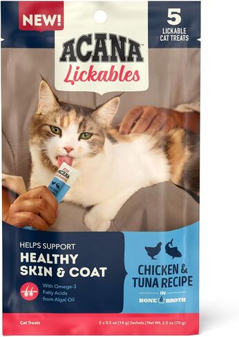 Acana Lickables Variety 8 Pack ، 4oz ، 8 Count Bacous ، 8 Count Box in Saudi Arabia