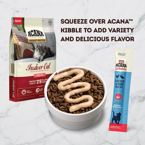 Acana Lickables Variety 8 Pack ، 4oz ، 8 Count Bacous ، 8 Count Box in Saudi Arabia