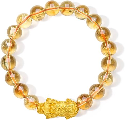 24K أساور ذهبية صلبة حقيقية سوار سوار الذهب Pixiu شفاء السترين سوار مطرز للنساء يا أمي ابنة عيد ميلاد الذكرى السنوية in Saudi Arabia