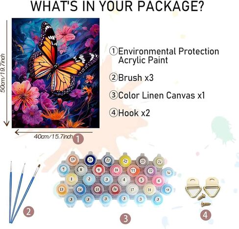 MBNTJHT Independence Day Paint by Numbers Kit for Adults,Bald Eagle Oil Painting Art by Number Kits,4Th of July Acrylic Paintworks Art Craft for Home Decor Without Frame 16x20 Inch. in Saudi Arabia