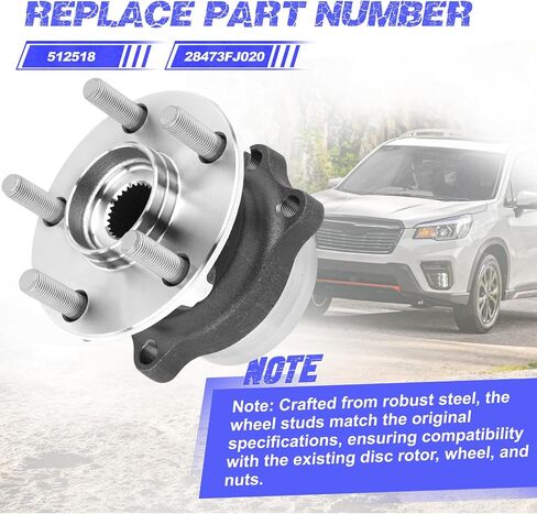 Rear Wheel Hub Bearing Assembly Compatible with Subaru Forester 2014-2018, Impreza 2012-2021, Crosstrek 2016-2021, XV Crosstrek 2013-2015 in Saudi Arabia