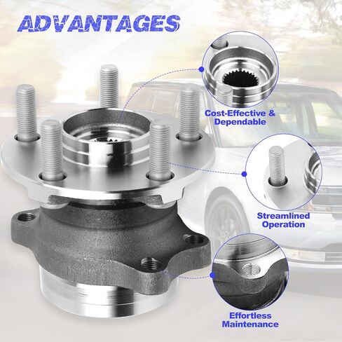 Rear Wheel Hub Bearing Assembly Compatible with Subaru Forester 2014-2018, Impreza 2012-2021, Crosstrek 2016-2021, XV Crosstrek 2013-2015 in Saudi Arabia
