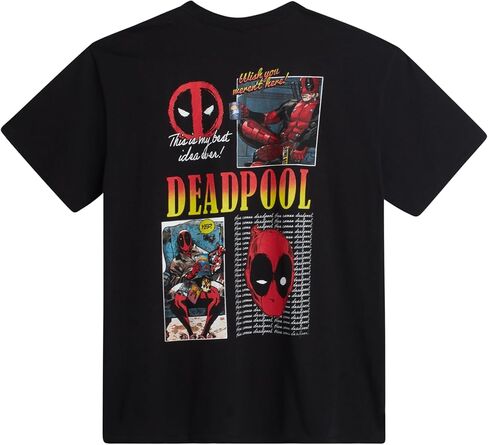 Marvel Mens Graphic T-Shirts - Avengers Spiderman Captain America Short Sleeve Crewneck Graphic Tee Shirt for Men (S-XL) in Saudi Arabia