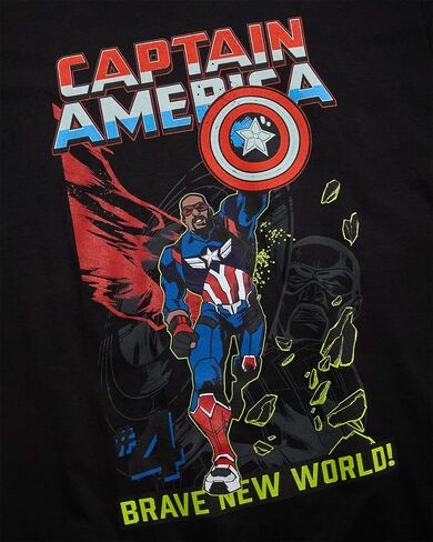 Marvel Mens Graphic Thirts-Avengers Spiderman Captain America Short Crewneck Graphic Tee Shirt for Men (S-XL) in Saudi Arabia