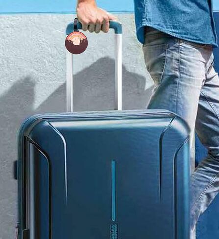 علامات الأمتعة السيليكون علامات الأوعية المستوحاة من الأوعية الدائرية علامة على علامات حقيبة سفر حقيبة حقيبة التعرف على علامات شخصية (قوس قزح Starry Sky) in Kuwait