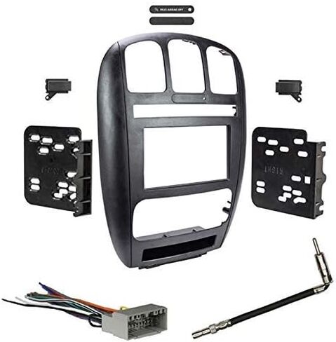 Metra 95-6539 Double Din Dash Kit Combo for Select 2002-2007 Dodge Caravan/Chrysler Town & Country in Saudi Arabia