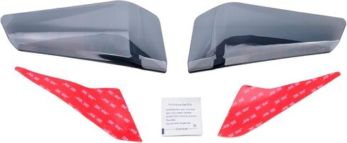 Panical Fairing Wing Windshield For Honda Goldwing GL1800 F6B Above the rearview mirror Air Wind Deflectors Windscreen 2018-2024 (Grey) in Kuwait