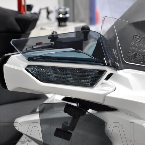 Panical Fairing Wing Windshield For Honda Goldwing GL1800 F6B Above the rearview mirror Air Wind Deflectors Windscreen 2018-2024 (Grey) in Kuwait