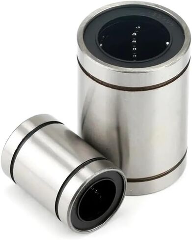 2pcs Linear Bushing LM8UU CNC Linear Bearings Carbon Steel 8 * 15 * 24 Mm for Rods Liner Rail Linear Shaft Parts LM6UU 6x12x19mm(LM8UU 2PCS) in Saudi Arabia