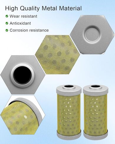 2 Pack Fuel Filter Replace 1G311-43380 15831-43380 Fit for Kubota L M Series L3301 L3560 L3901 M135GXDTC M7040F M8540DHC D1005 D1105 Tractor in Saudi Arabia