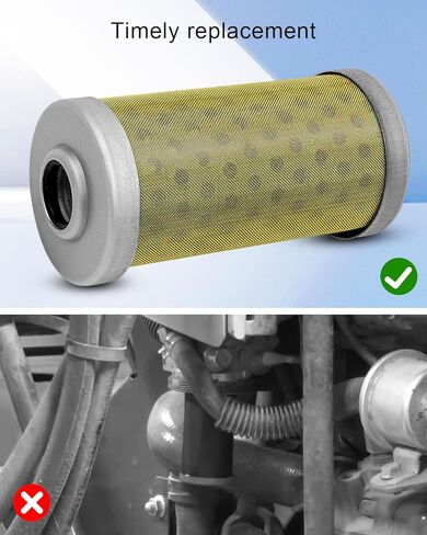 2 Pack Fuel Filter Replace 1G311-43380 15831-43380 Fit for Kubota L M Series L3301 L3560 L3901 M135GXDTC M7040F M8540DHC D1005 D1105 Tractor in Saudi Arabia
