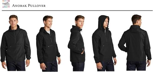 خطابات منظمتنا متجر Mississippi State University Anorak Pullover Windbreaker مطرزة مع شعار MSU M in Kuwait