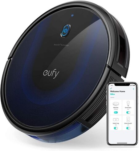 eufy X10 Pro Omni Robot Vacuum and Mop مع شفط 8000 باسكال، ممسحات مزدوجة مع رفع تلقائي 12 مم واكتشاف السجاد، تجنب العوائق بالذكاء الاصطناعي، غسل الممسحة تلقائيًا، التجفيف التلقائي، التفريغ الذاتي (متجدد) in Kuwait