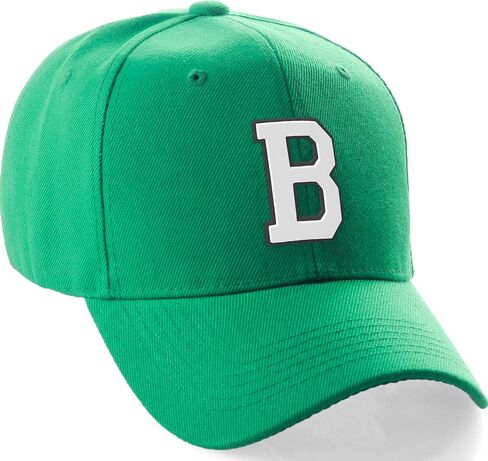 Daxton Classic Baseball Hat Custom A to Z Team Presical Team Black White Letter in Kuwait