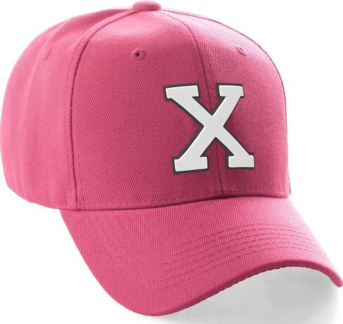 Daxton Classic Baseball Hat Custom A to Z Team Presical Team Black White Letter in Kuwait