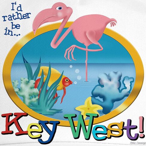 CafePress Key WEST Cap Adjustable Baseball Cap in Kuwait