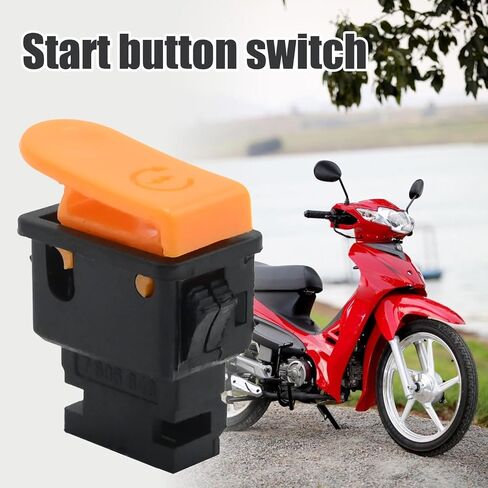 Motorcycle Electric Starter Button Switch Motorcycle Start Button Replacement for 50cc 70cc 90cc 110cc 125cc 150cc Moped Scooter Go Kart in Saudi Arabia