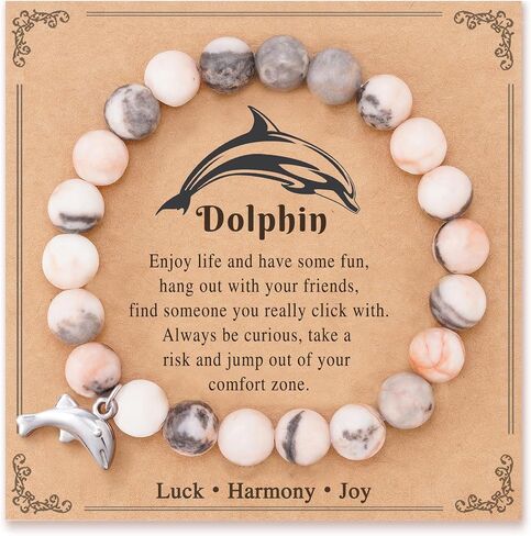Inspiring Dolphins Bracelet Gifts for Women Valentines Day Birthday Gifts for Her in Saudi Arabia