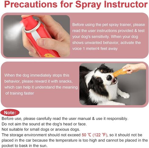 Corrector Spray Dog Trainer, Corrector Spray for Dogs to Stops Barking, Jumping Up,Attacks-1PACK(Blue)-004 in Saudi Arabia