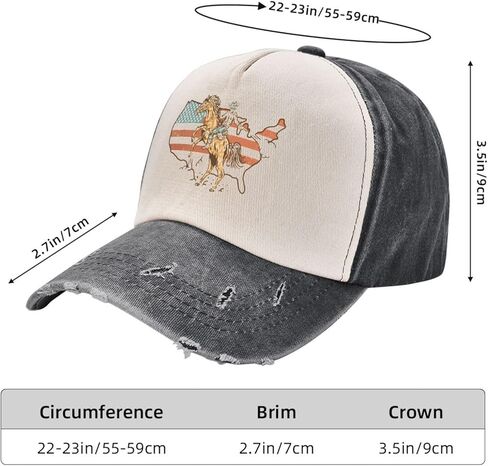 مسابقة سباق الخيول قبعة غرب البلد غسل القطن المتعثرة عتيقة الشاحنة البيسبول كاب كلاسيك قابلة للتعديل in Kuwait