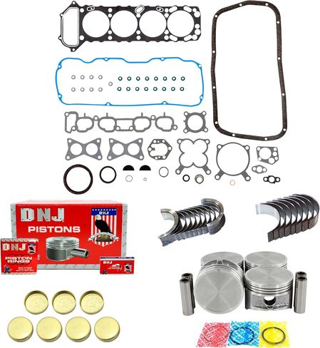 DNJ EK613 Engine Rebuild Kit for 1996-1997 Nissan Pickup 2.4L L4 12V SOHC 2389cc in Saudi Arabia