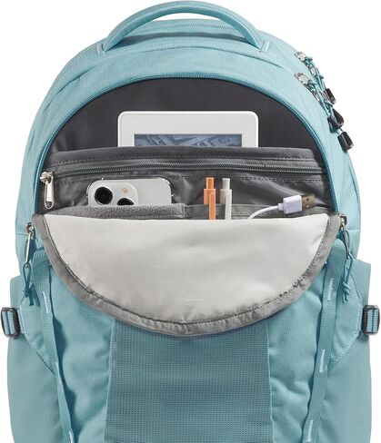 THE NORTH FACE Women's Recon Everyday Laptop Backpack | Commuter Travel Bag with 16" Laptop Sleeve, Water-Repellent Finish, Women-Specific Fit, Blue Eclipse Light Heather/Blue Eclipse, One Size in Saudi Arabia