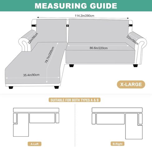 أغطية أريكة مقسمة مقاومة للماء على شكل حرف L غطاء أريكة قابل للعكس غطاء صالة تشيس غطاء حامي الأثاث للحيوانات الأليفة والكلاب والقطط والأطفال in Kuwait