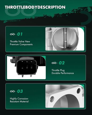 SCITOO Throttle Body Compatible for Nissan for Altima 3.5l 02-06, for Nissan for Maxima 3.5l 02-08, for Nissan for Murano 3.5l 03-07, for Nissan 350Z 3.5l 03-06 S20058 in Saudi Arabia