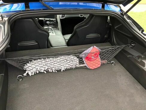 Trunk Organizer Cargo Net for Chevrolet Corvette C7 2014-2019 – Envelope Style Cargo Net for Coupe-Premium Mesh Car Trunk Organizer Vehicle Carrier Storage–Compatible with Corvette C7 in Kuwait
