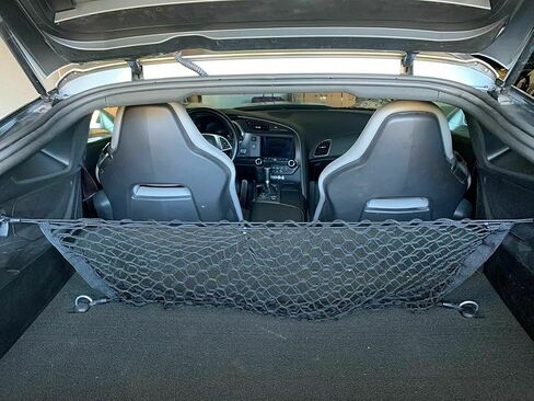 Trunk Organizer Cargo Net for Chevrolet Corvette C7 2014-2019 – Envelope Style Cargo Net for Coupe-Premium Mesh Car Trunk Organizer Vehicle Carrier Storage–Compatible with Corvette C7 in Kuwait