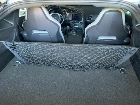 Trunk Organizer Cargo Net for Chevrolet Corvette C7 2014-2019 – Envelope Style Cargo Net for Coupe-Premium Mesh Car Trunk Organizer Vehicle Carrier Storage–Compatible with Corvette C7 in Kuwait