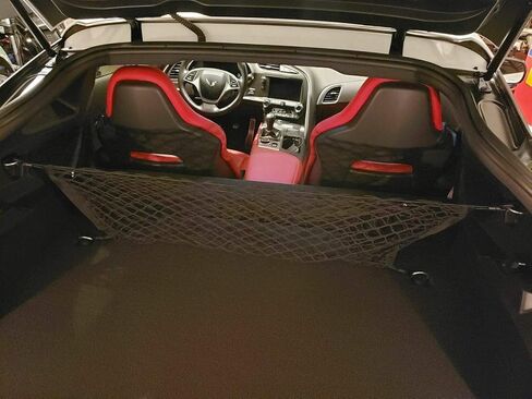 Trunk Organizer Cargo Net for Chevrolet Corvette C7 2014-2019 – Envelope Style Cargo Net for Coupe-Premium Mesh Car Trunk Organizer Vehicle Carrier Storage–Compatible with Corvette C7 in Kuwait