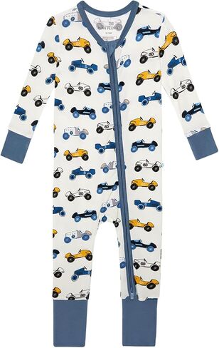 Posh Peanut Convertible Baby Sleepers - Footless Baby Pajamas with 2 Way Zipper for Easy Diaper Changes (2 Years) Safari Animals in Kuwait