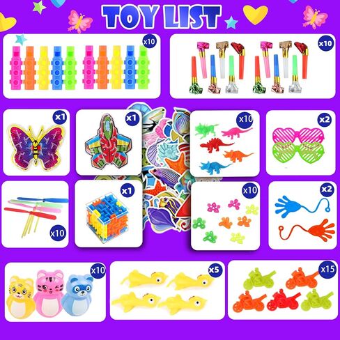 80Pcs Fidget Toys Pack, Bulk Party Favors for Kids, Stocking Stuffers, Treasure Box Chest, Birthday Party, Classroom Carnival Prizes, Pinata Stuffers, Goodie Bag Stuffers, Stress Relief, Sensory Toy in Kuwait