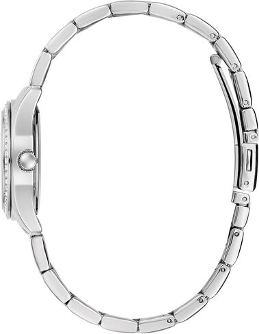 Caravelle by Bulova Ladies 'Petite Sport 3-Hand Watch ، لهجات كريستال ، علامات عربية ، 28 ملم in Kuwait