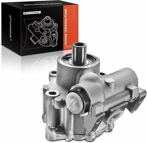 A-Premium Power Steering Pump with Bolt-On Backplate [ZF Type & 4-Hole] Compatible with Ram 1500 2002-2008, Ram 1500 2003-2008, Durango, Chrysler Aspen, Replace # 52013972AB in Saudi Arabia