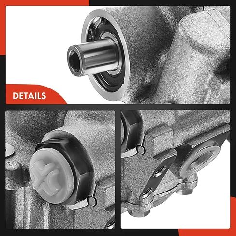 A-Premium Power Steering Pump with Bolt-On Backplate [ZF Type & 4-Hole] Compatible with Ram 1500 2002-2008, Ram 1500 2003-2008, Durango, Chrysler Aspen, Replace # 52013972AB in Saudi Arabia