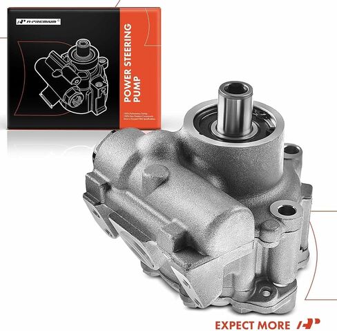 A-Premium Power Steering Pump with Bolt-On Backplate [ZF Type & 4-Hole] Compatible with Ram 1500 2002-2008, Ram 1500 2003-2008, Durango, Chrysler Aspen, Replace # 52013972AB in Saudi Arabia