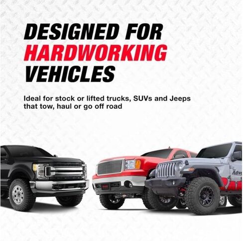 سلسلة RS9000XL مجموعة من الصدمات الأمامية والخلفية تناسب 2011 2024 Silverado Sierra 2500HD 3500HD 4WD 2WD مع 4 "LIFT - تسعة مستويات من الأداء - تشمل Trendsauto شارات in Kuwait