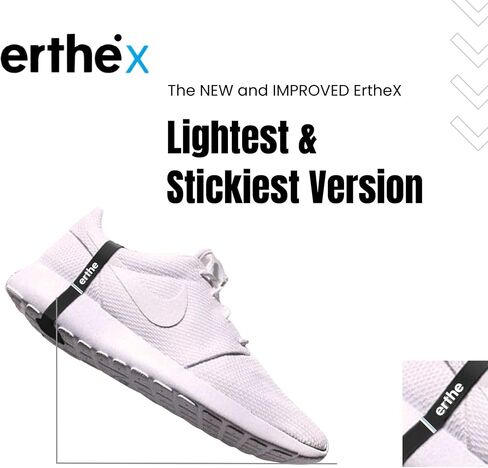 Erthe 2024 Grounding Straps for Shoes -Earthling 3.0 Earthing Grounding Shoes Straps -Erthe Straps Grounding Shoe Strap for Earthing Shoes -Earthing Products Grounding Earthing Straps (2 Pack) in Saudi Arabia