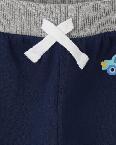 The Children's Place Baby Boys' and Toddler Fleece Jogger Pants, Olive Cargo, 18-24 Months in Saudi Arabia