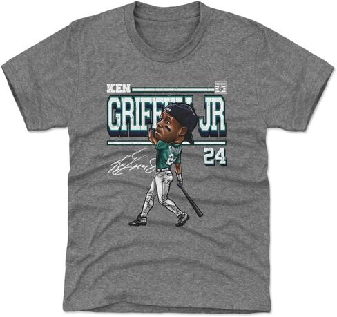 500 LEVEL Ken Griffey Jr. Kids Shirt - Ken Griffey Jr. Seattle Derby Cartoon in Saudi Arabia