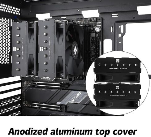 Phantom Spirit 120 SE ARGB CPU Air Cooler,7 Heat Pipes CPU Cooler,Dual 120mm TL-C12B-S V2 PWM Fan,AGHP 4.0 Technilogy,S-FDB Bearing,for AMD AM4 AM5/Intel 1700/1150/1151/1200, PC Cooler in Kuwait
