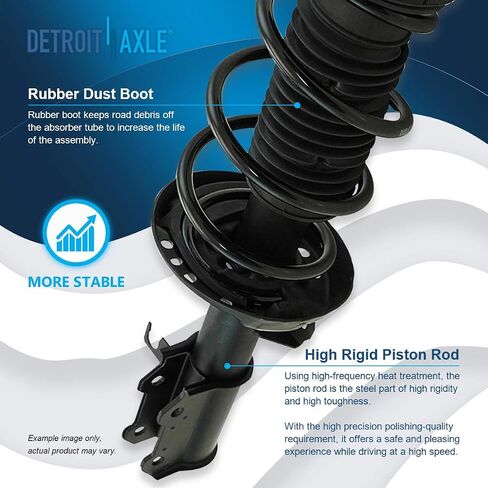 Detroit Axle - Strut Front For Buick 2012 2013 2014 2015 2017 2017 Ferano و Strut and Coil Spring Quick Quick Install Respensive Respension Assuction in Saudi Arabia