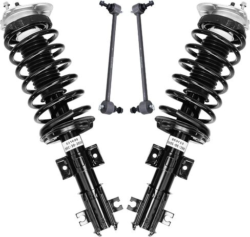 Detroit Axle-Struts Kit For For 1998-2000 Volvo V70 ، 1998-2000 S70 ، 1998-2004 C70 ، 1994-1997 850 ، 2 Stupension Struts W/Coil Spring Assembly 2 Sway Bar Rinks in Saudi Arabia