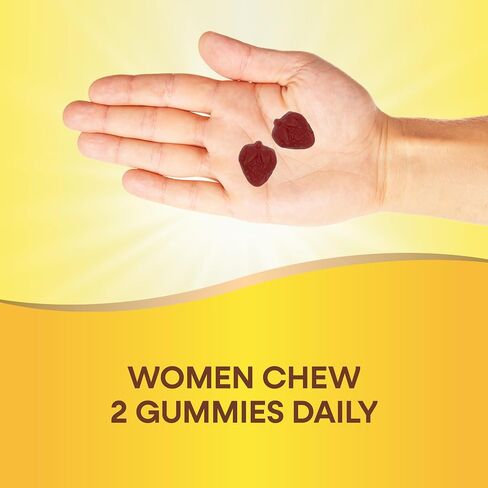 طريق الطبيعة على قيد الحياة! Zero Sugar Women's Gummy Multibitamins ، استقلاب الطاقة*، الشعر ، الجلد ، الأظافر*، B- فيتامينات ، لا كحول السكر ، المحليات النباتية ، بنكهة الفراولة ، 80 لعبة غامضة in Saudi Arabia