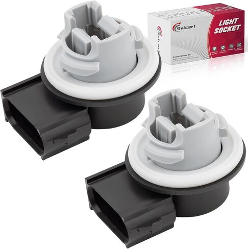 2Pcs Turn Signal Tail Light Socket Holder Compatible with F150 F250 F350 Super Duty Edge Escape,Rear Parking Brake Stop Connectors Plug Replace OE #2U5Z-13411-DA, 2U5Z13411DA in Saudi Arabia