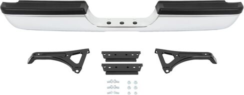 مجموعة Hecasa الخلفية المصد الخلفية متوافقة مع 1994-2002 Dodge RAM 1500 2500 3500 Fleetside/Styleside w/خطوة استبدال CH1102328 الصلب+مسحوق البلاستي in Saudi Arabia